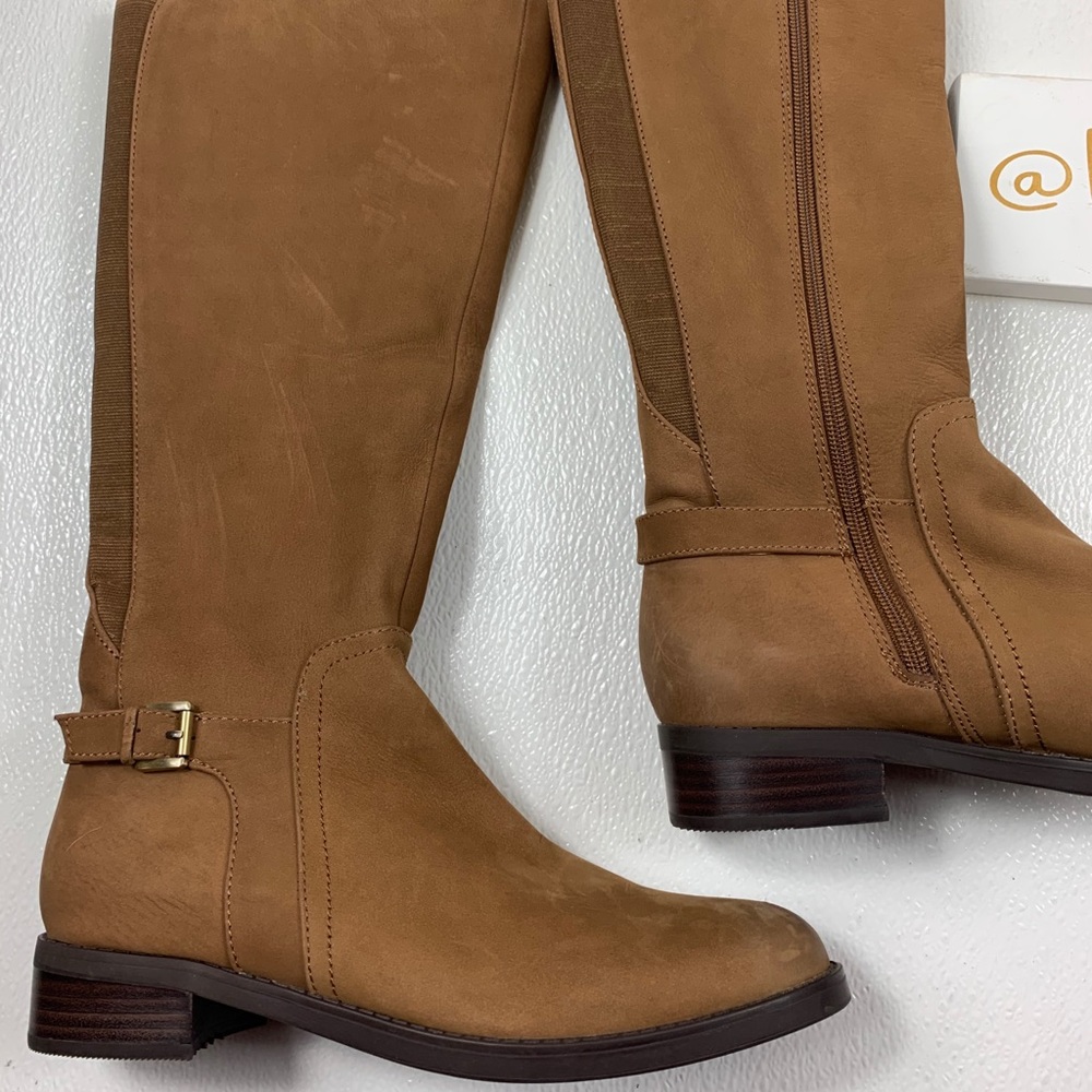Blondo Evie Tan Nubuck Tall Boots